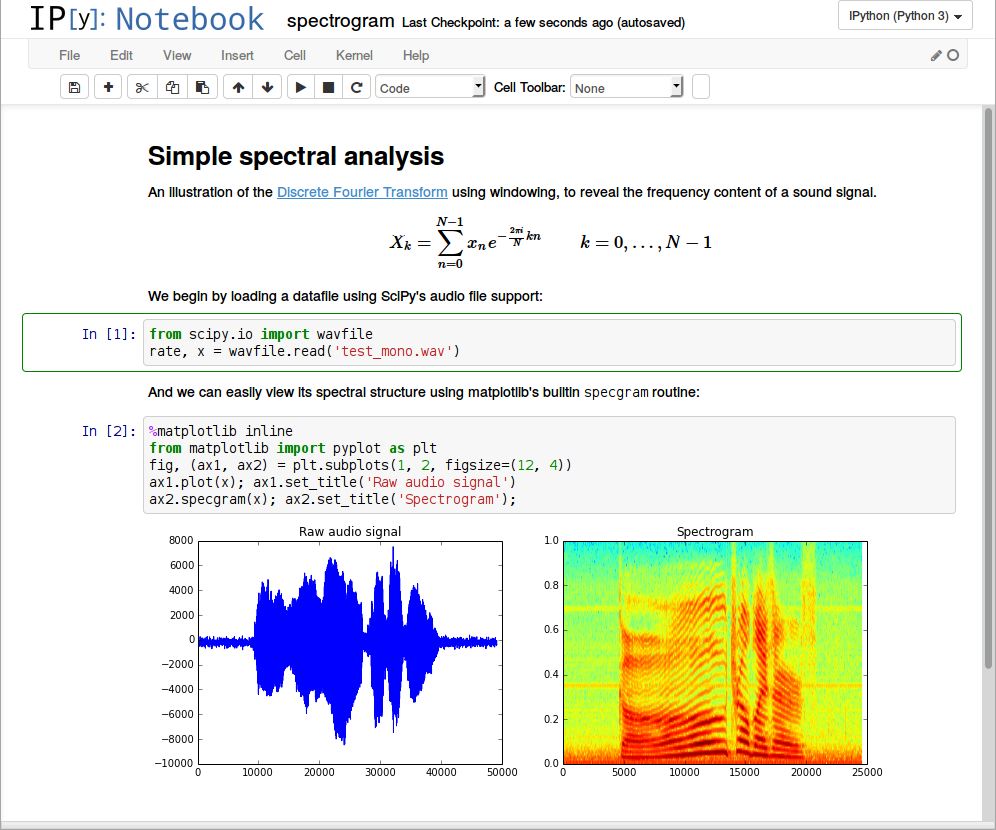 jupyter notebook